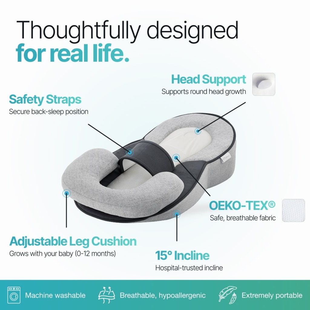 SnuggleCradle – For Reflux, Colic & Better Sleep